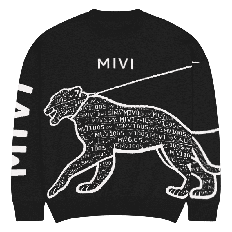 MIVI Panther Knit Sweater