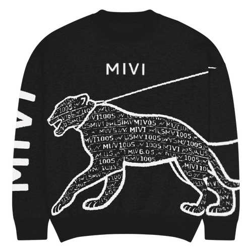 MIVI Panther Knit Sweater