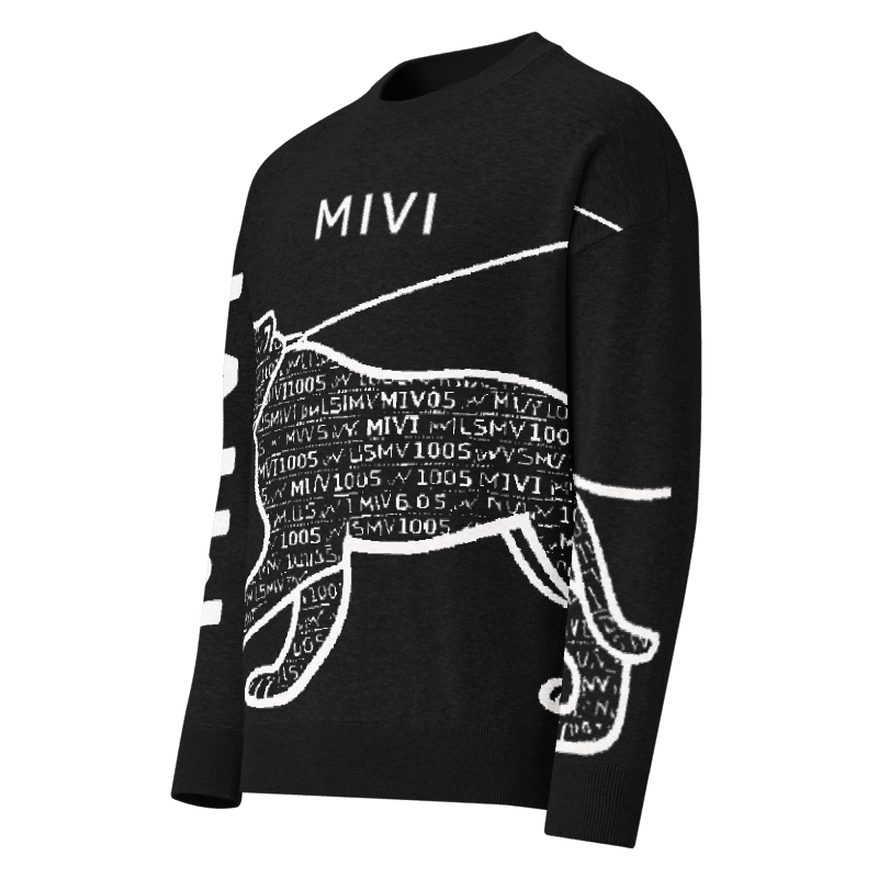 MIVI Panther Knit Sweater