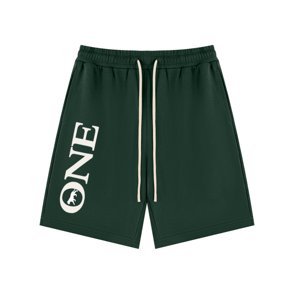 ONE Signature Shorts forest green front view