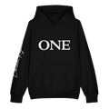 ONE Standard Issue black hoodie front view