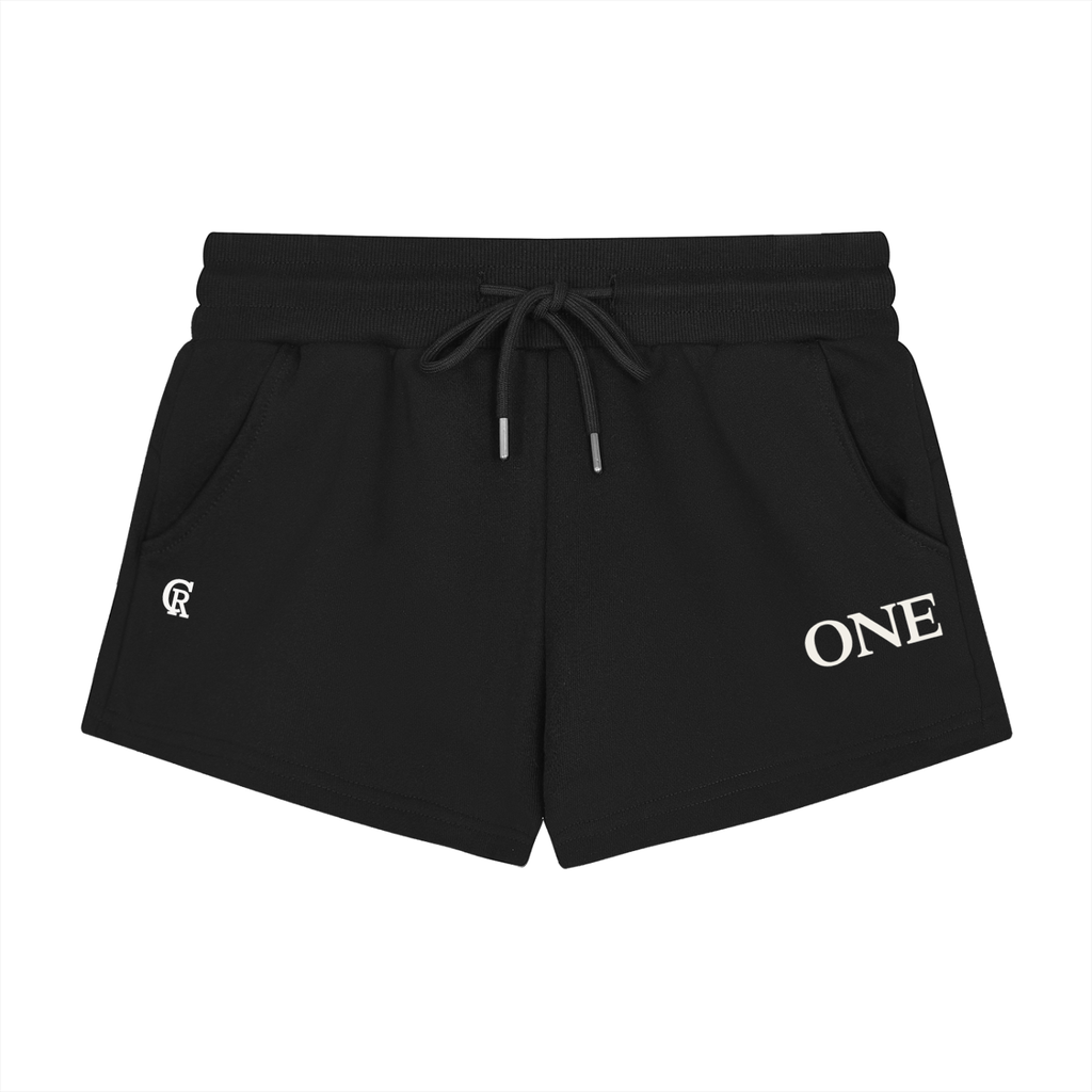 ONE Women's Signature Shorts black front view