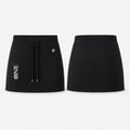 ONE Women's Signature Sweat Skirt front and back in black